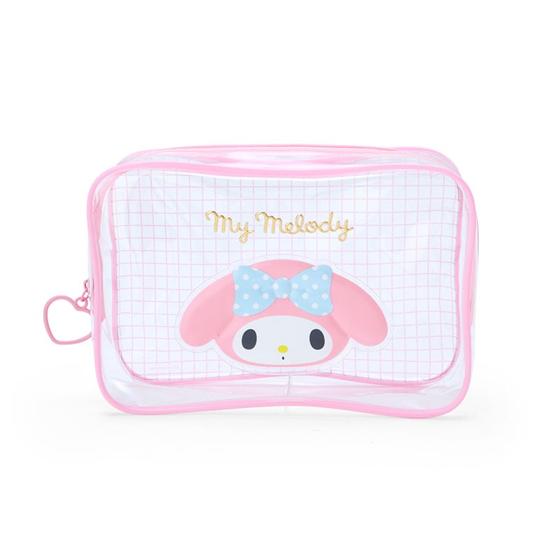 My Melody Clear Grid Zipper Pouch Sale Footlocker Pictures