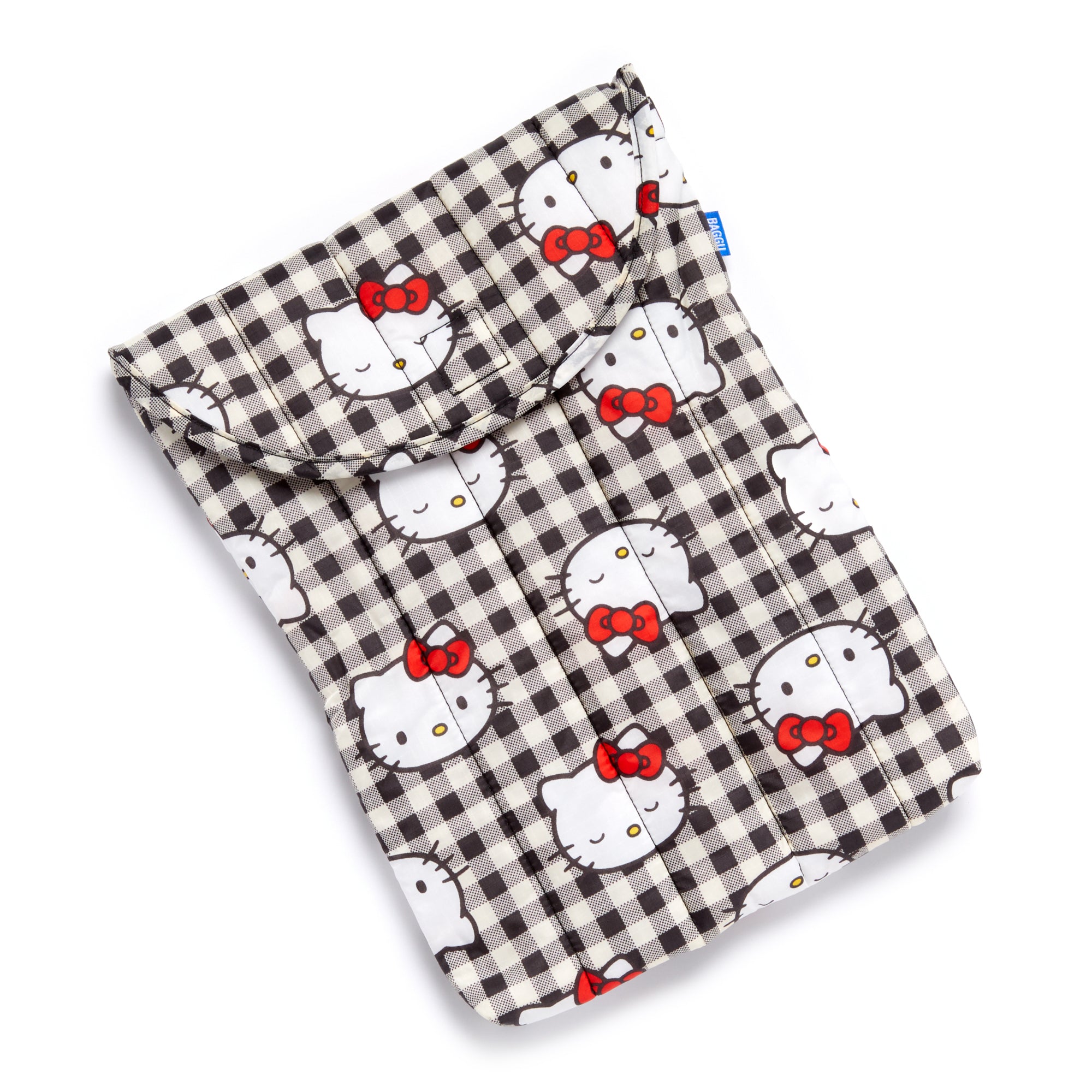 Hello Kitty x Baggu 50th Anniversary Puffy Laptop Sleeve (Black Gingham) Discounts