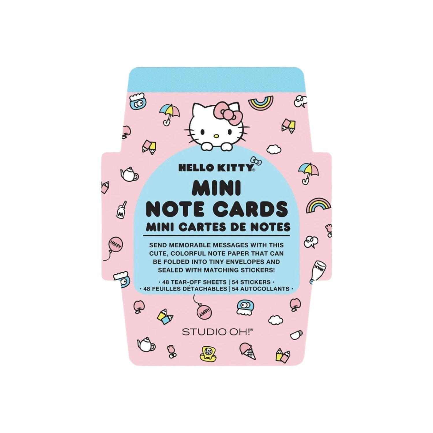 Hello Kitty x Studio Oh! Classic Pink Mini Memo with Stickers 2025 Cheap Online