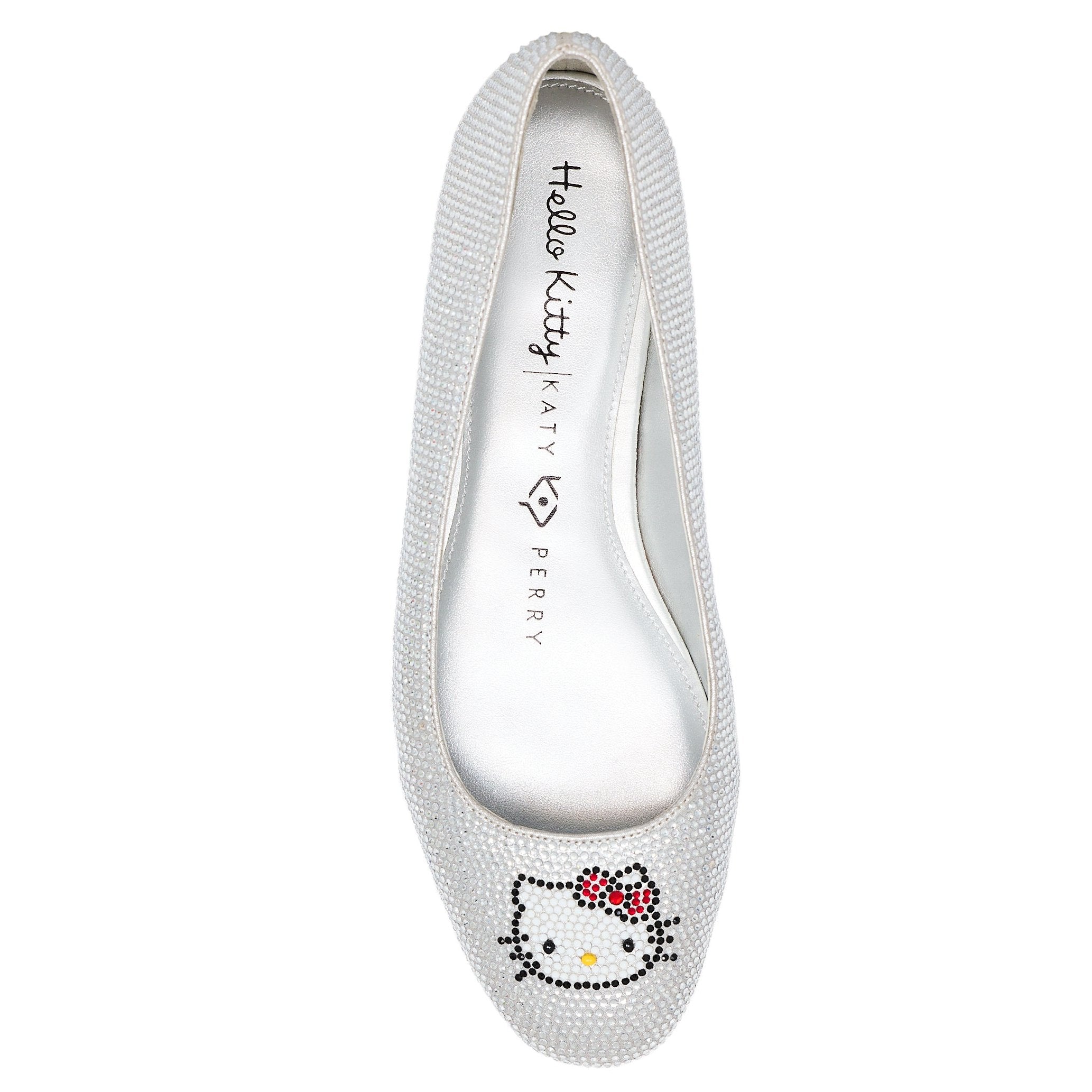 Hello Kitty x Katy Perry Crystal Ballet Flat (Silver) Cheap Discounts