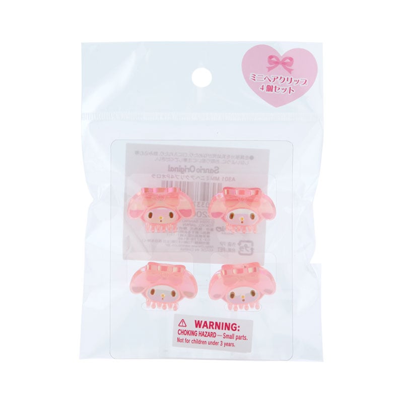 My Melody Iridescent Mini Hair Clips (Set of 4) Release Dates Sale Online