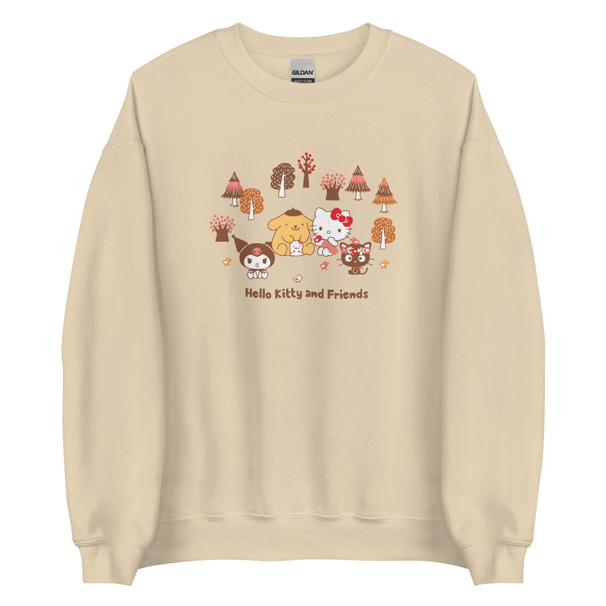 Hello Kitty and Friends Autumn Woods Classic Crewneck Cheap Sale Fashionable