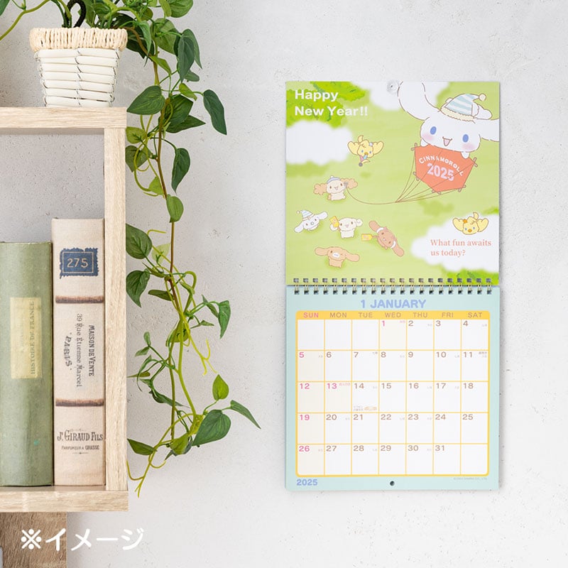 Cinnamoroll 2025 Wall Calendar In China Online