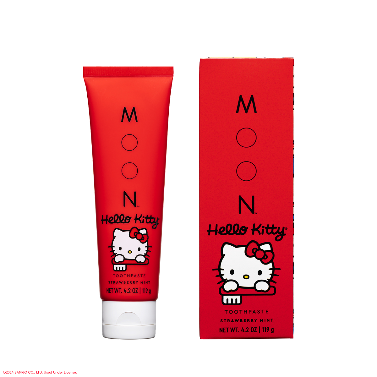 Hello Kitty x MOON Oral Beauty Toothpaste Free Shipping Geniue Stockist
