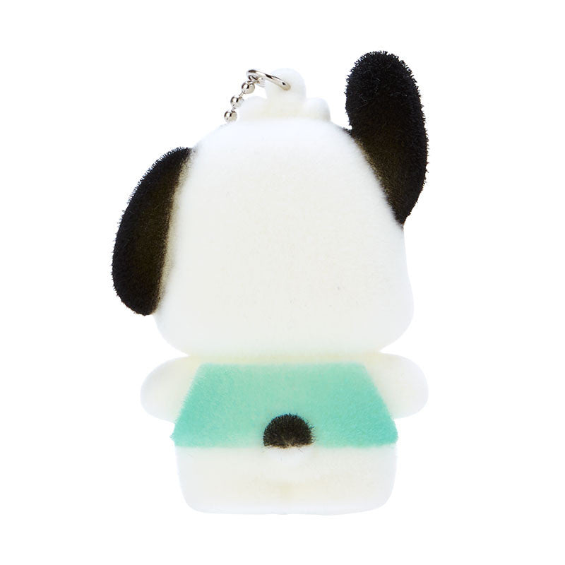Pochacco Flocked Keychain Mascot Free Shipping Visit