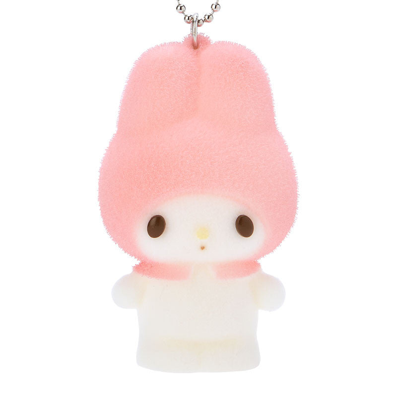 My Melody Flocked Keychain Mascot Outlet Locations Sale Online