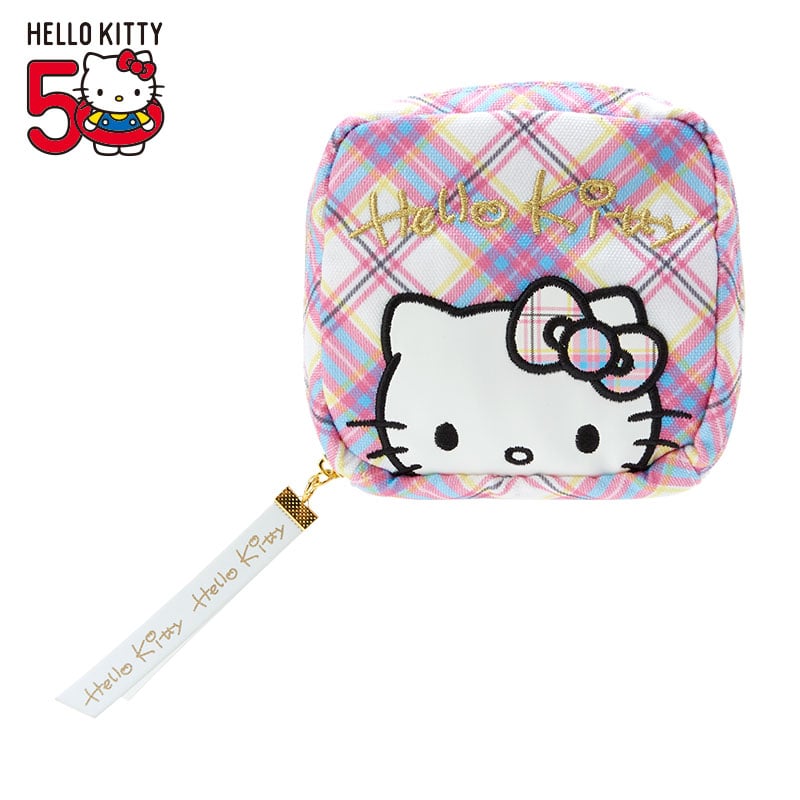Hello Kitty Mini Zipper Pouch (Hello Kitty Dress Tartan Series) Discount Many Kinds Of