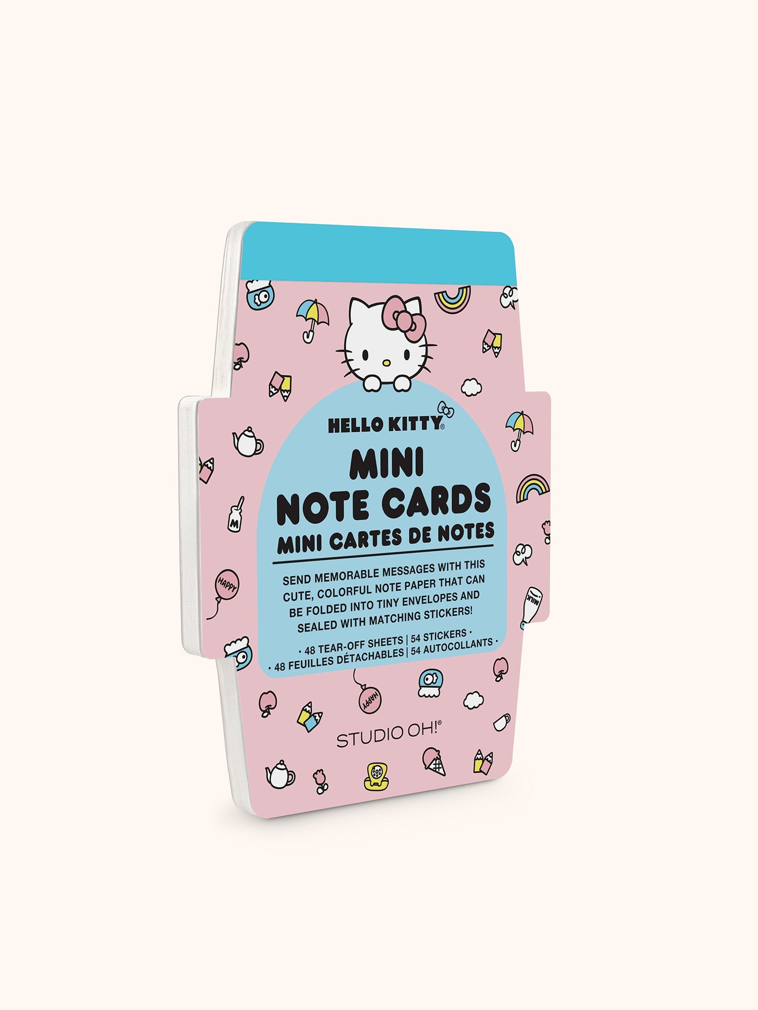 Hello Kitty x Studio Oh! Classic Pink Mini Memo with Stickers 2025 Cheap Online