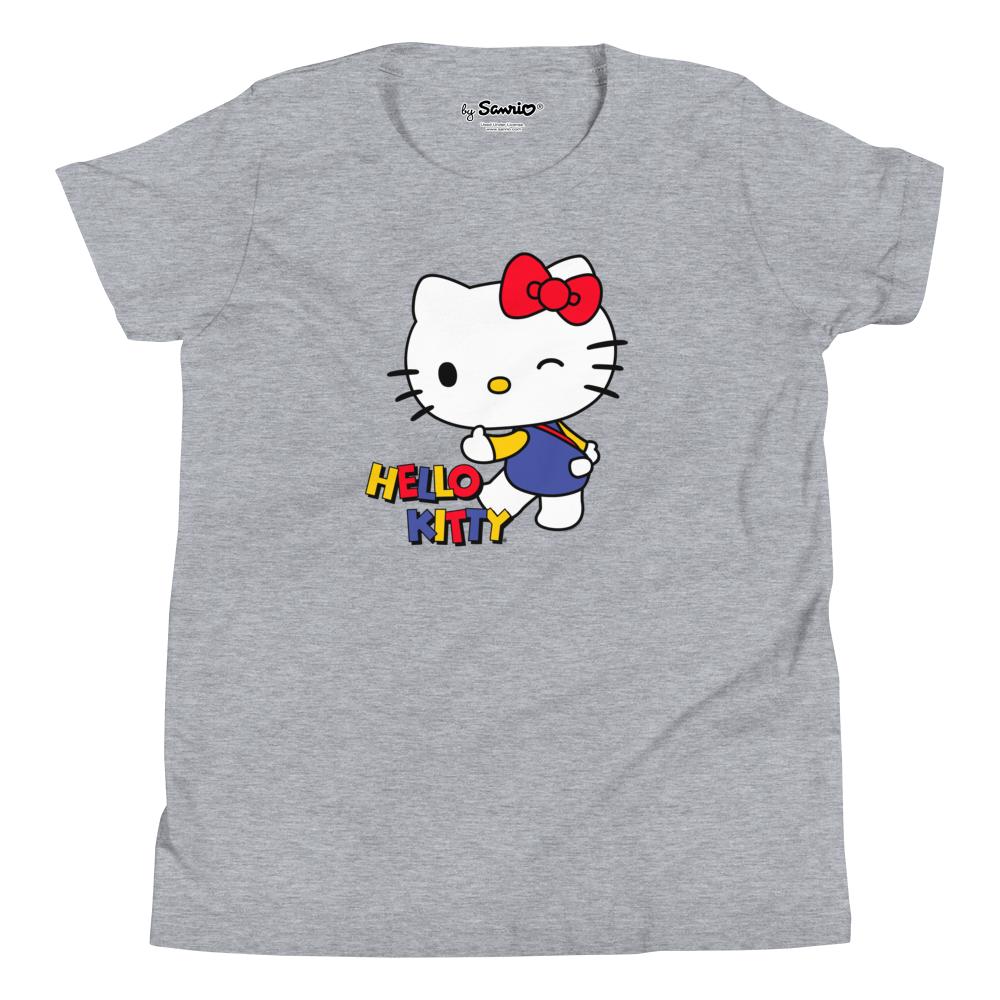 Youth Hello Kitty Primary Logo T-Shirt Heather Gray View Cheap Pice