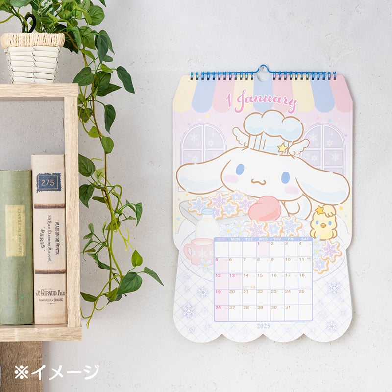 Cinnamoroll 2025 Die-Cut Wall Calendar Deals