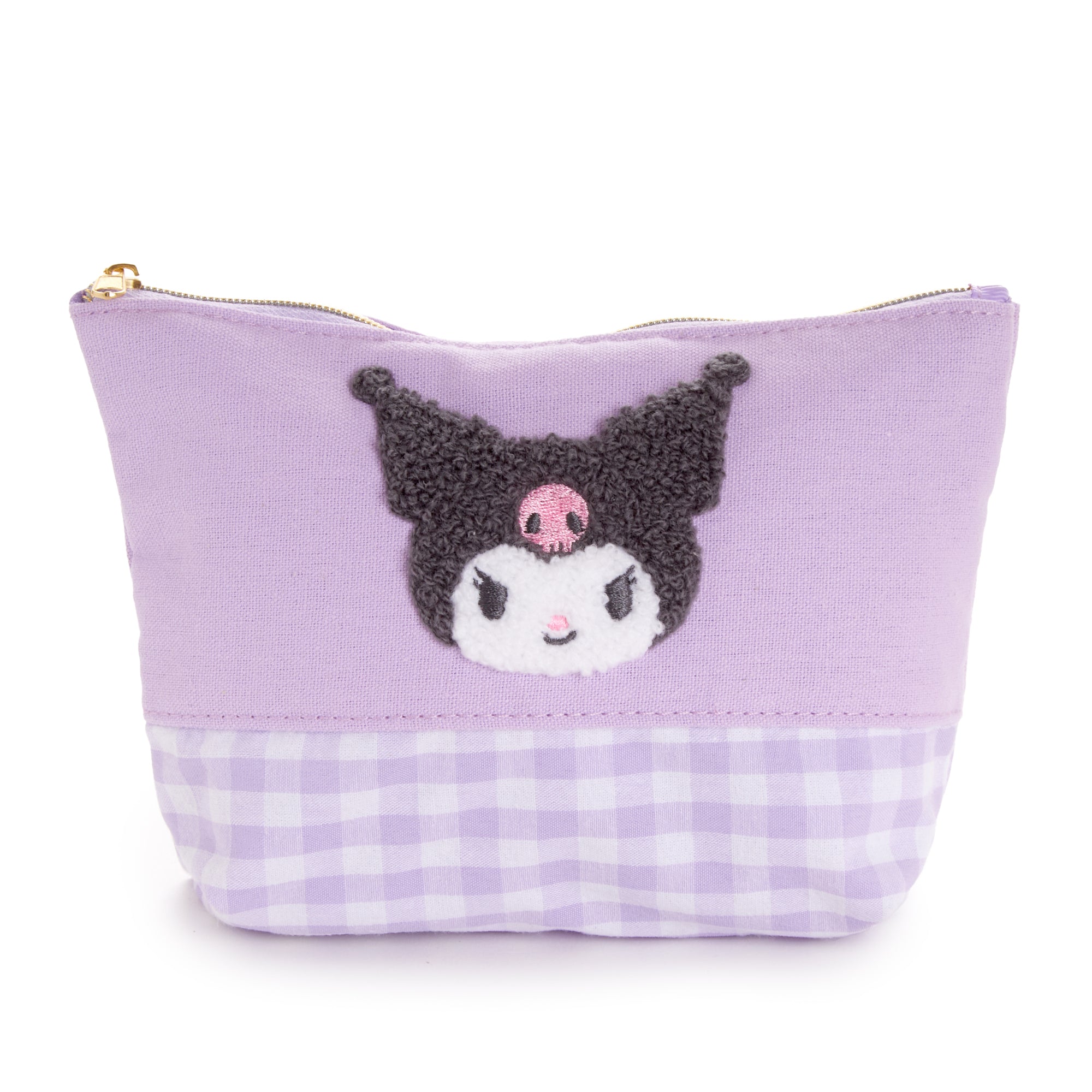 Kuromi Chenille Gingham Zipper Pouch Buy Cheap Visit New