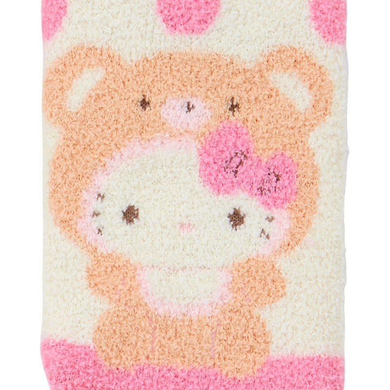 Hello Kitty Teddy Bear Cozy Ankle Socks (Pink) Discount Online