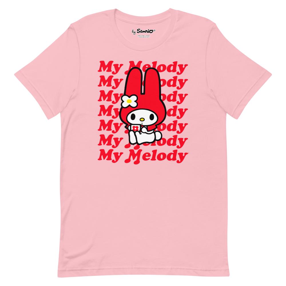 My Melody Red Logo T-Shirt Pink Cheap Pictures