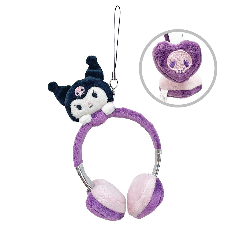 Kuromi Plush Headphones Bag Charm Pay With Paypal Cheap Online