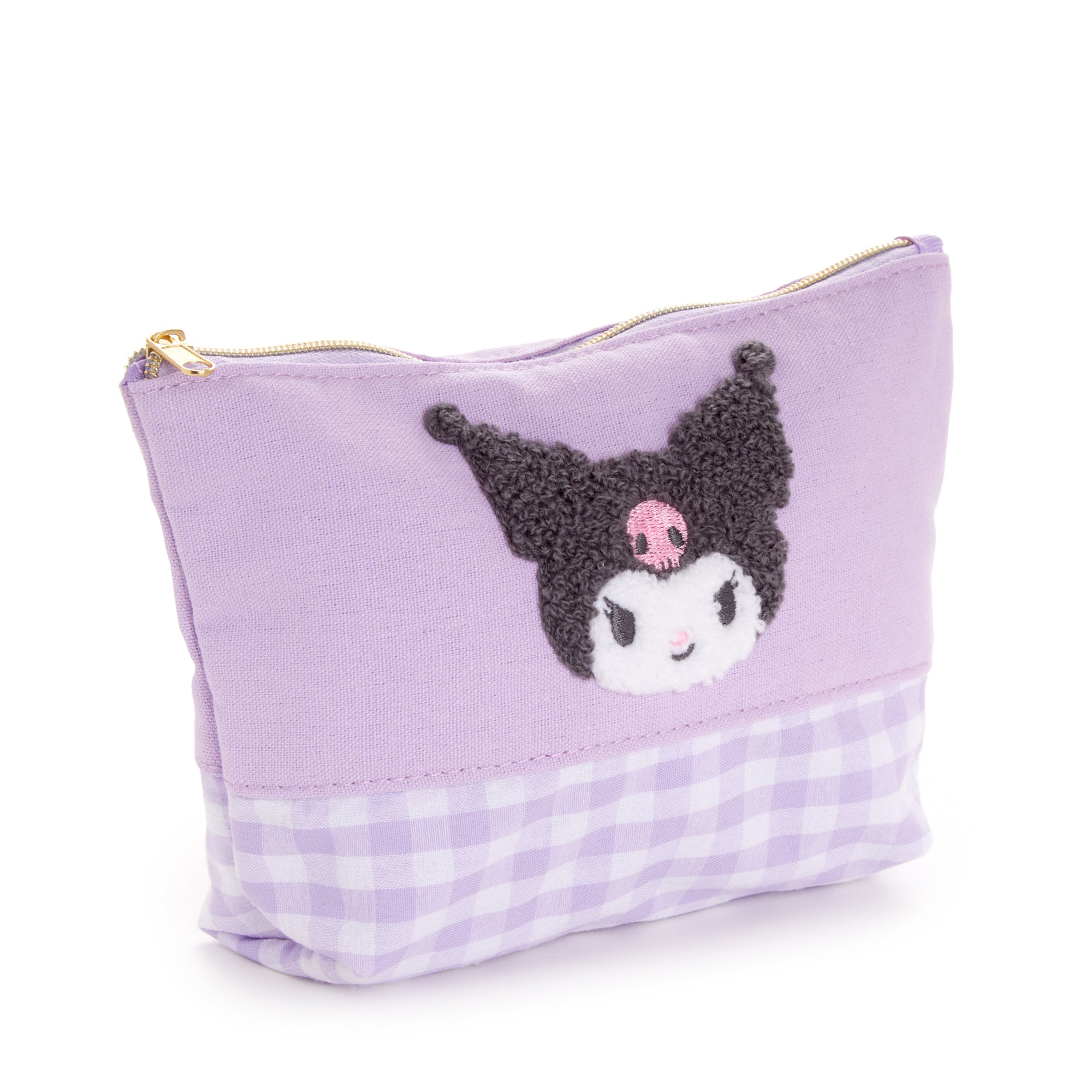 Kuromi Chenille Gingham Zipper Pouch Buy Cheap Visit New