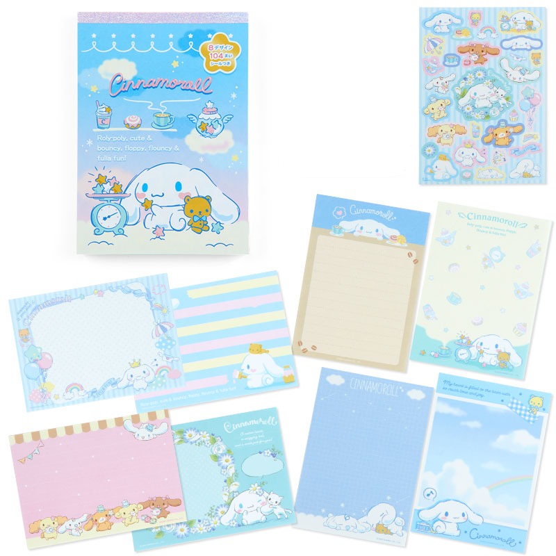 Cinnamoroll Memo Pad & Sticker Set Hot Sale Online