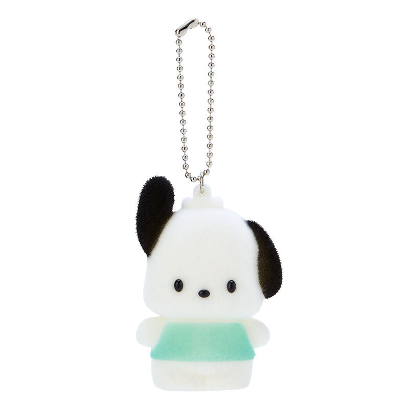 Pochacco Flocked Keychain Mascot Free Shipping Visit
