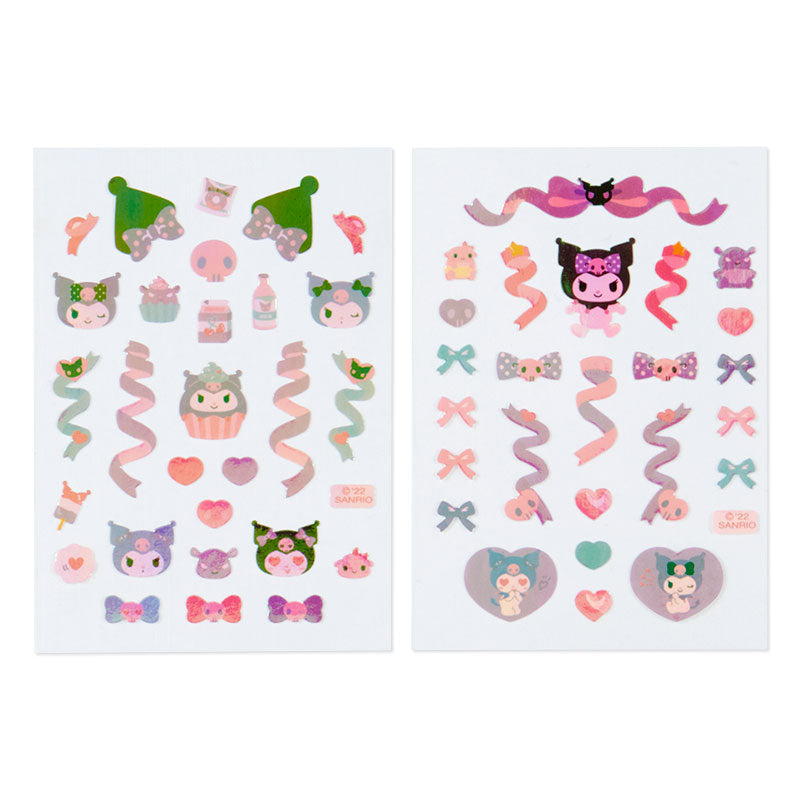 Kuromi Holographic Kawaii Stickers With Credit Card Cheap Online