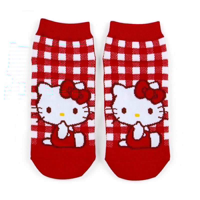 Hello Kitty Checkered Ankle Socks Good Selling Sale Online