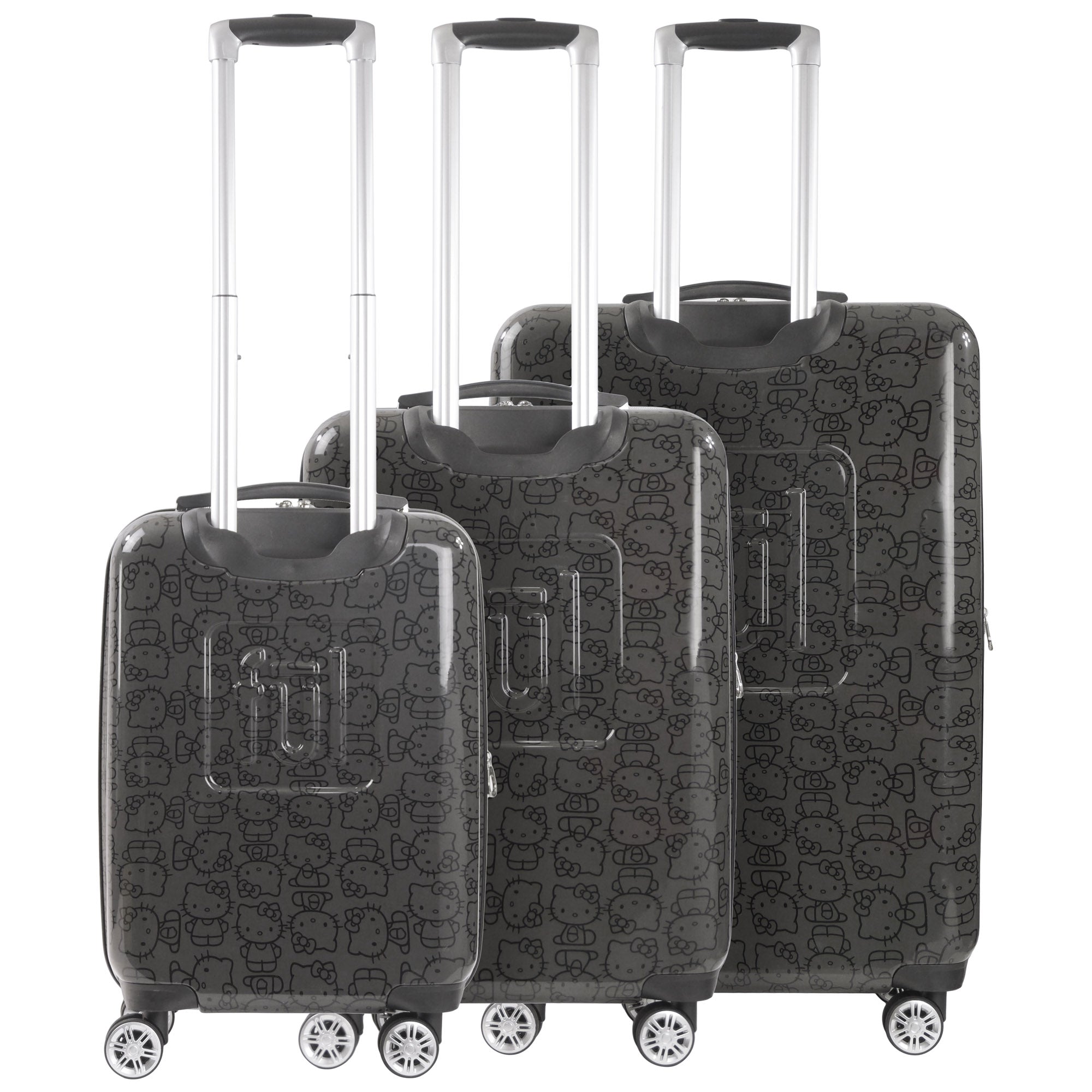 Hello Kitty x FUL Pose 3-Pc Hardshell Luggage (Black) Recommend Sale Online