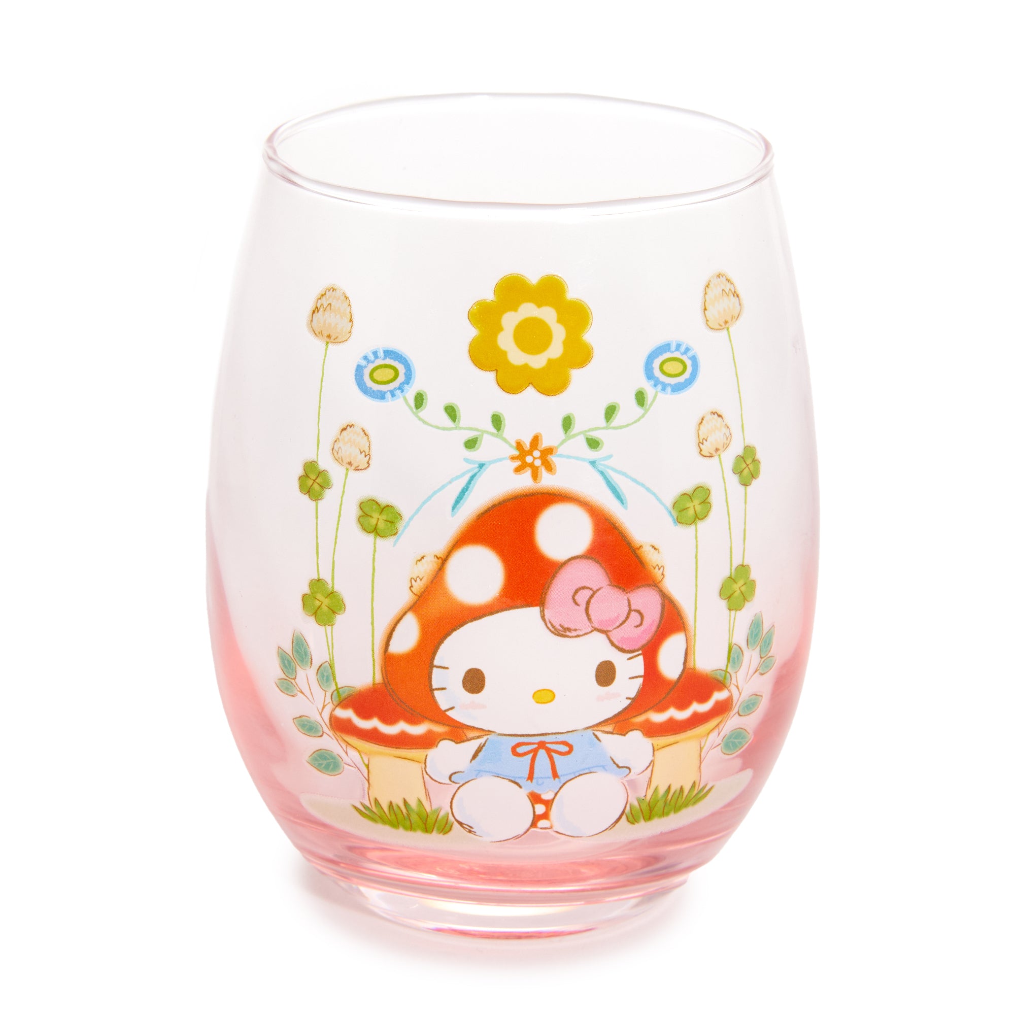 Hello Kitty Mushroom Glass Tumbler Clearance Store For Sale
