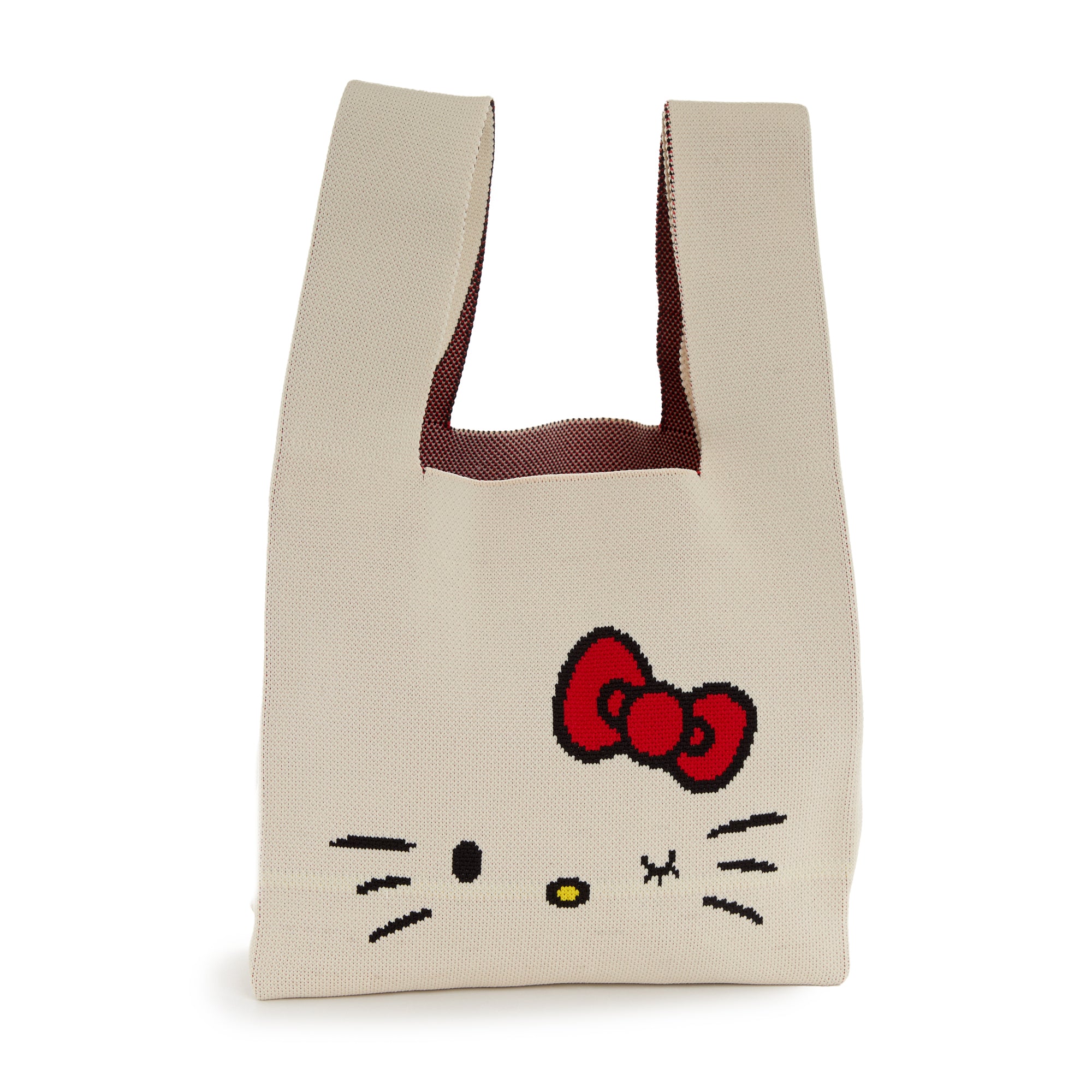 Hello Kitty Knit Shopper Bag (White) Latest Collections Sale Online