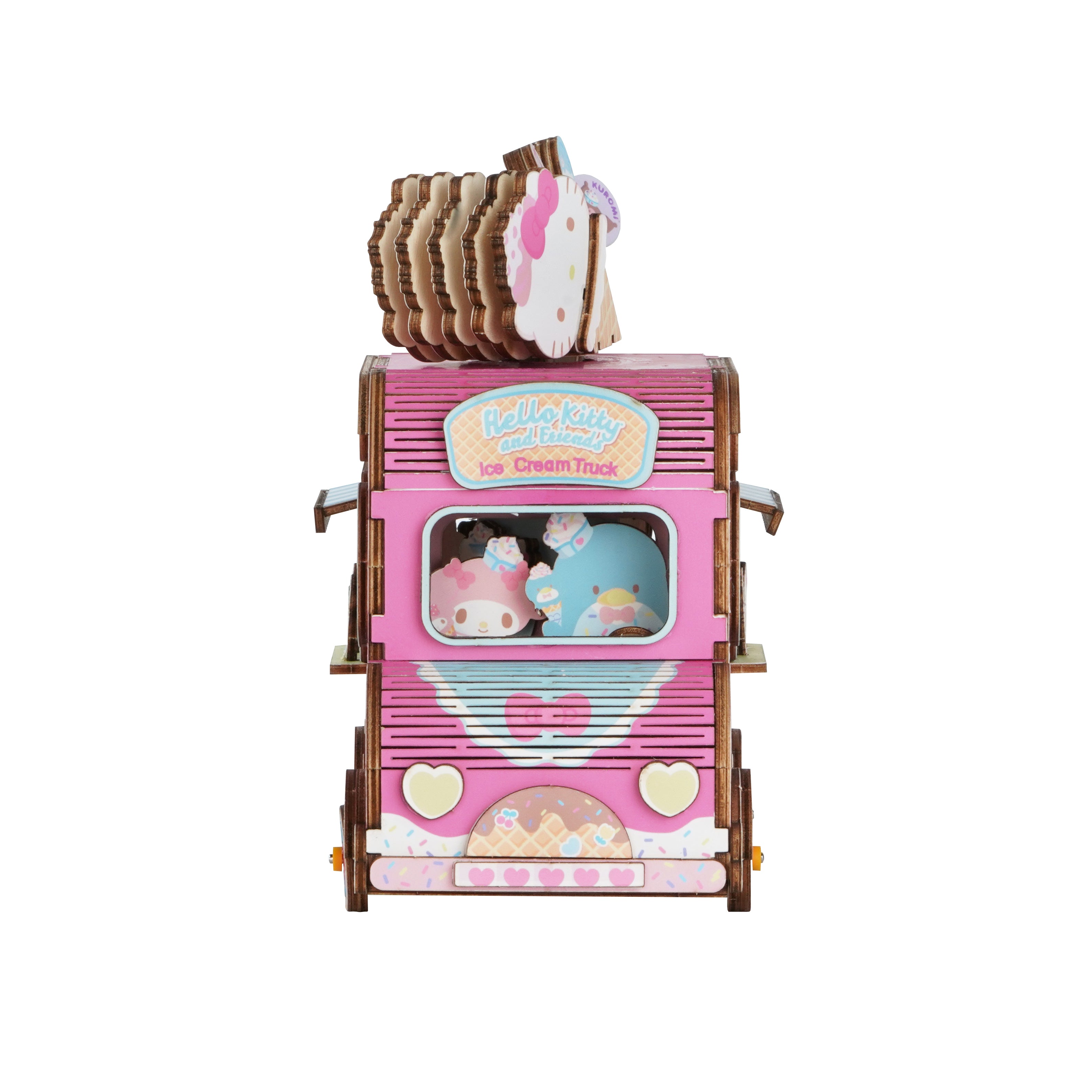 Hello Kitty and Friends Ice Cream Truck 3D Wooden Music Box Puzzle Buy Cheap Wiki