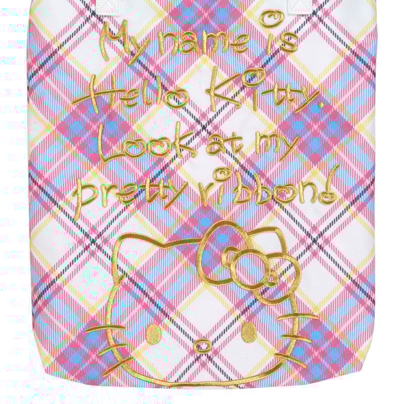 Hello Kitty Tote Bag (Hello Kitty Dress Tartan Series) Manchester For Sale