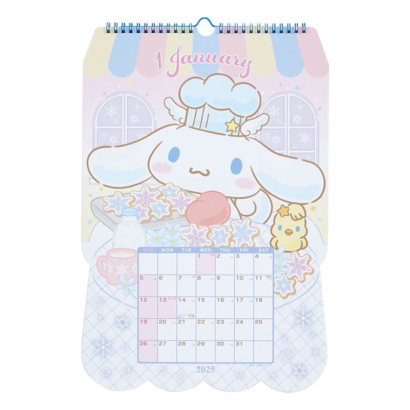 Cinnamoroll 2025 Die-Cut Wall Calendar Deals