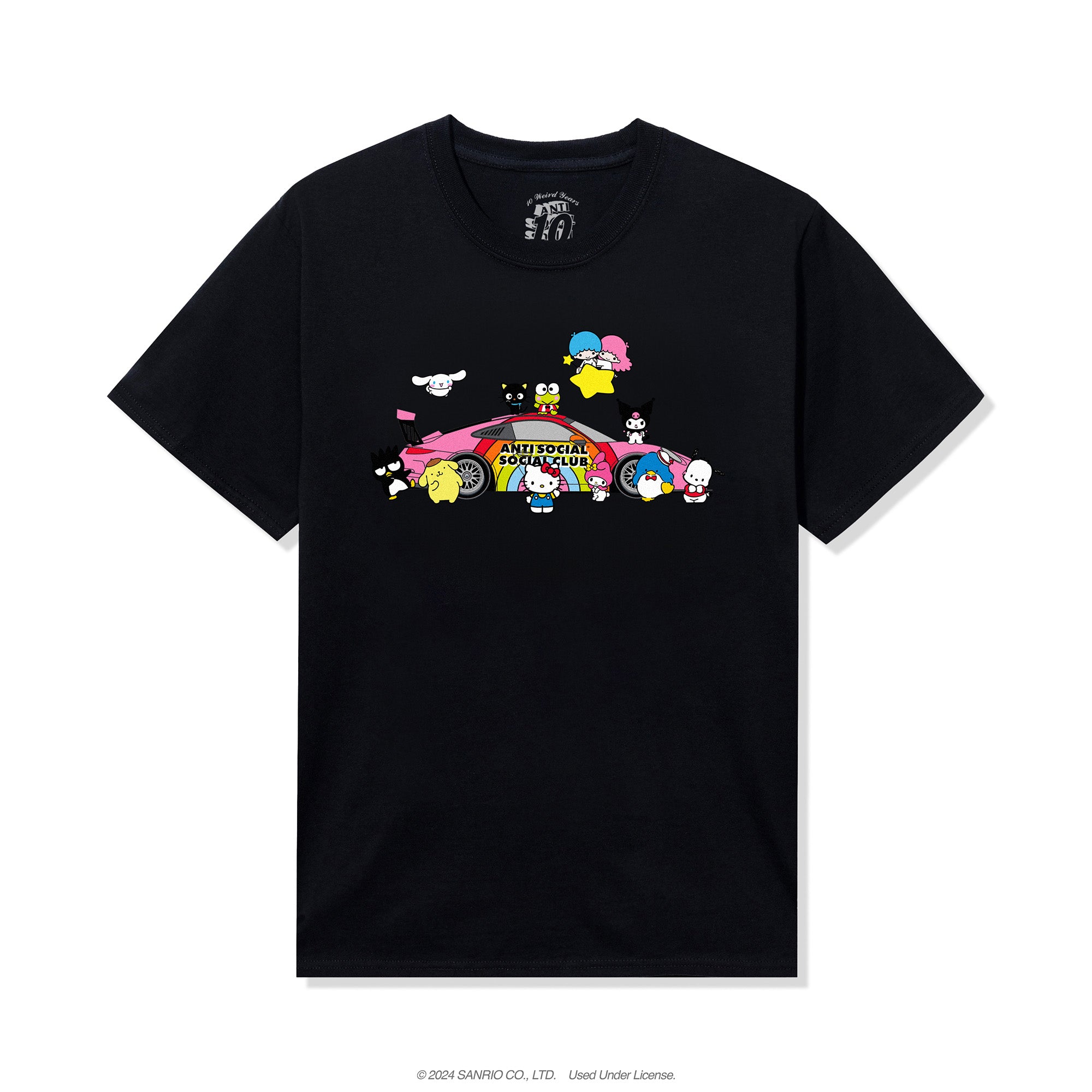 ASSC x Hello Kitty and Friends Racing Tee (Black) Geniue Stockist