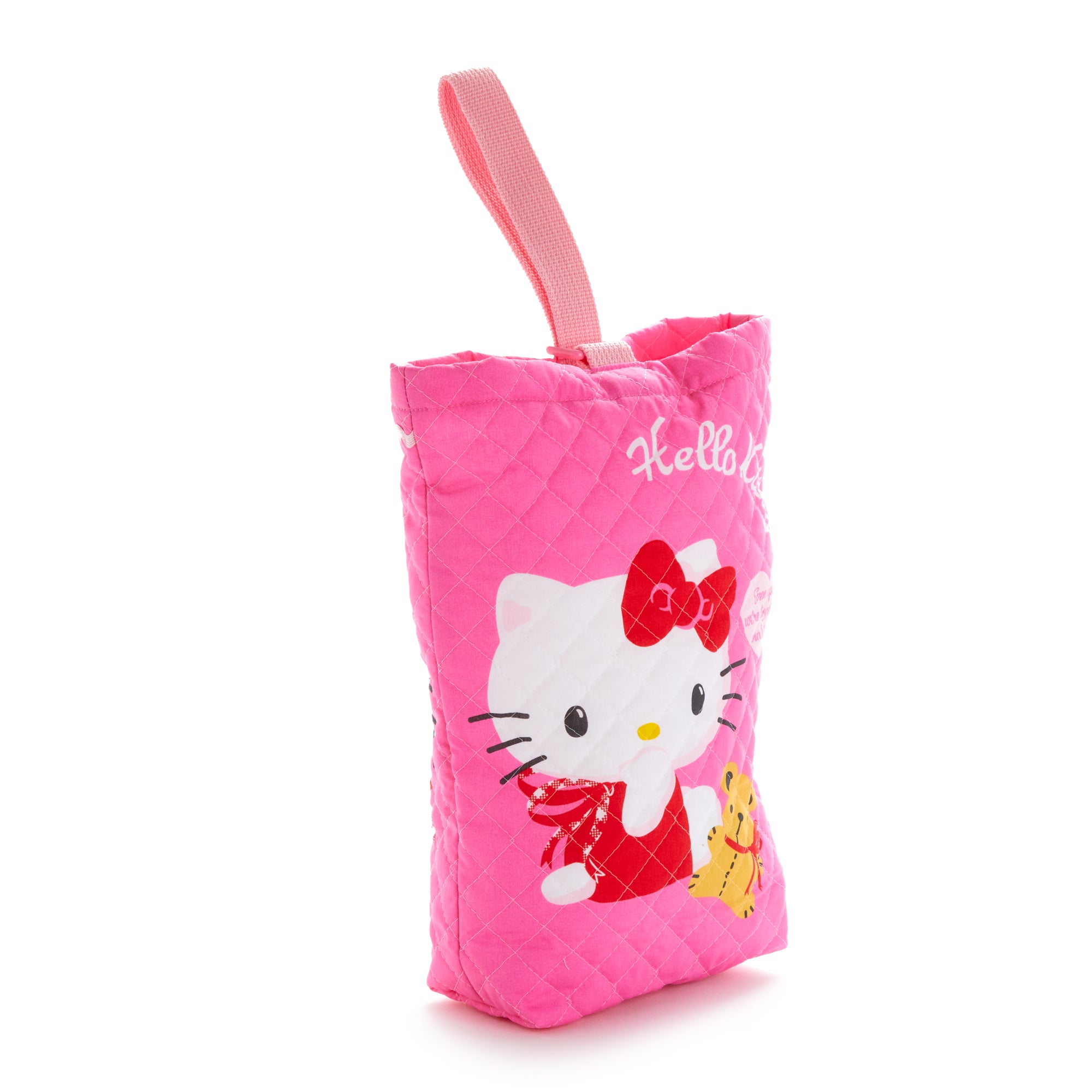 Hello Kitty Quilted Small Travel Bag (Teddy Bear Series) 2025 Unisex For Sale