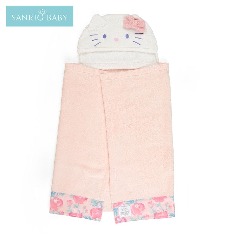 Sanrio Baby Hello Kitty Hooded Bath Wrap Sale Clearance