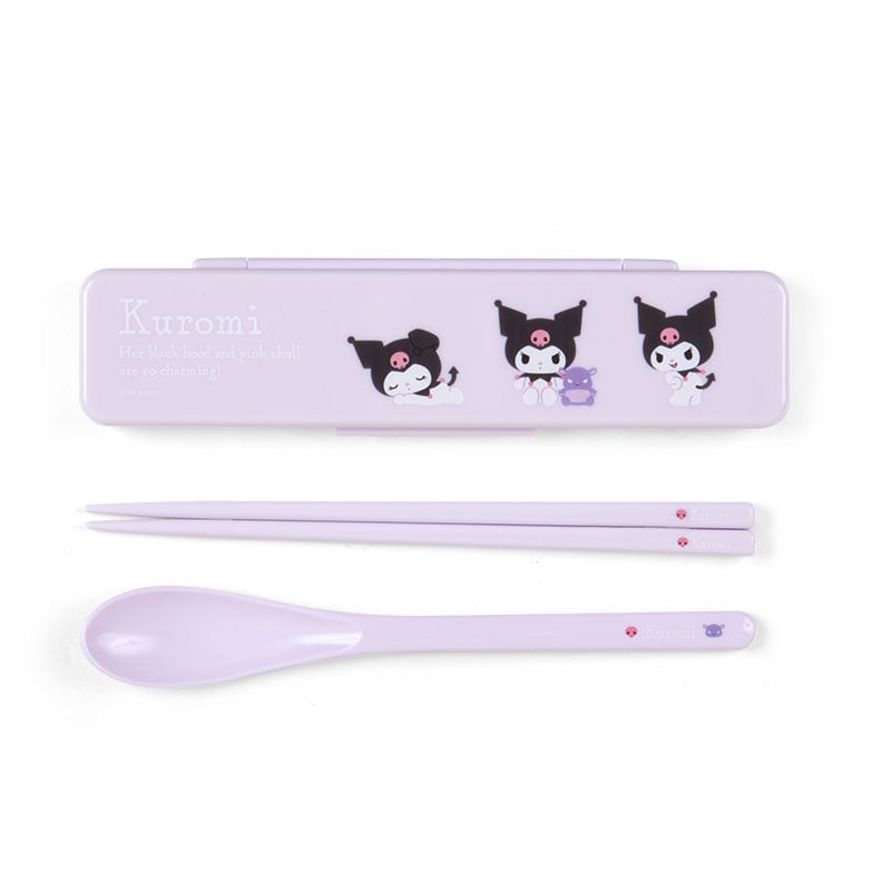 Kuromi Everyday Chopsticks & Spoon Set Cheap Sale Visit