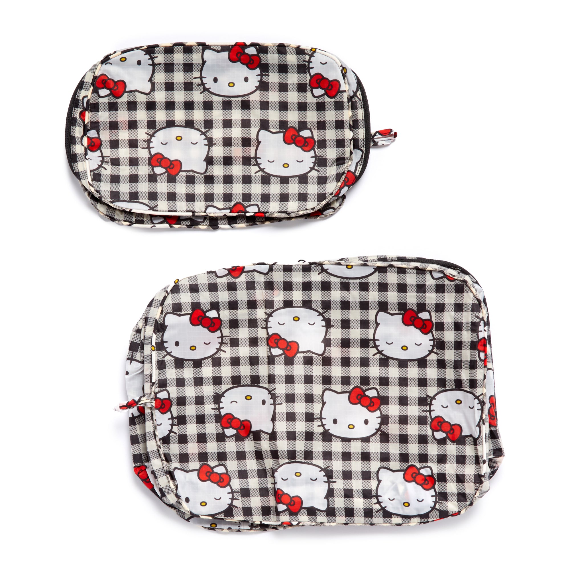 Hello Kitty x Baggu 50th Anniversary Packing Cube Set (Black Gingham) Visit New Online