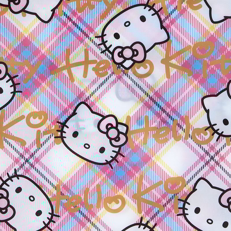 Hello Kitty Reusable Tote Bag (Hello Kitty Dress Tartan Series) Outlet Brand New Unisex