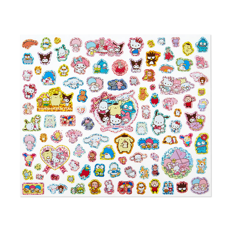 Sanrio Characters 100-Piece Glitter Sticker Sheet Looking For Online