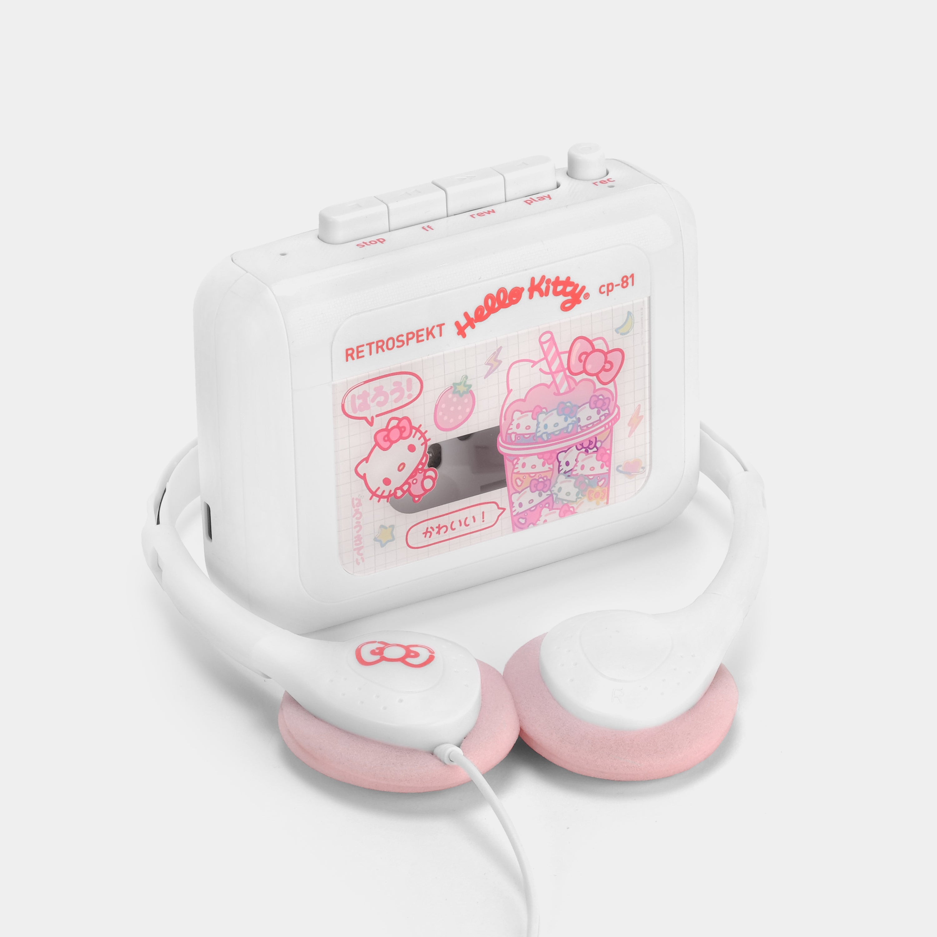 Hello Kitty Strawberry Milk CP-81 Portable Cassette Player In China Cheap Pice