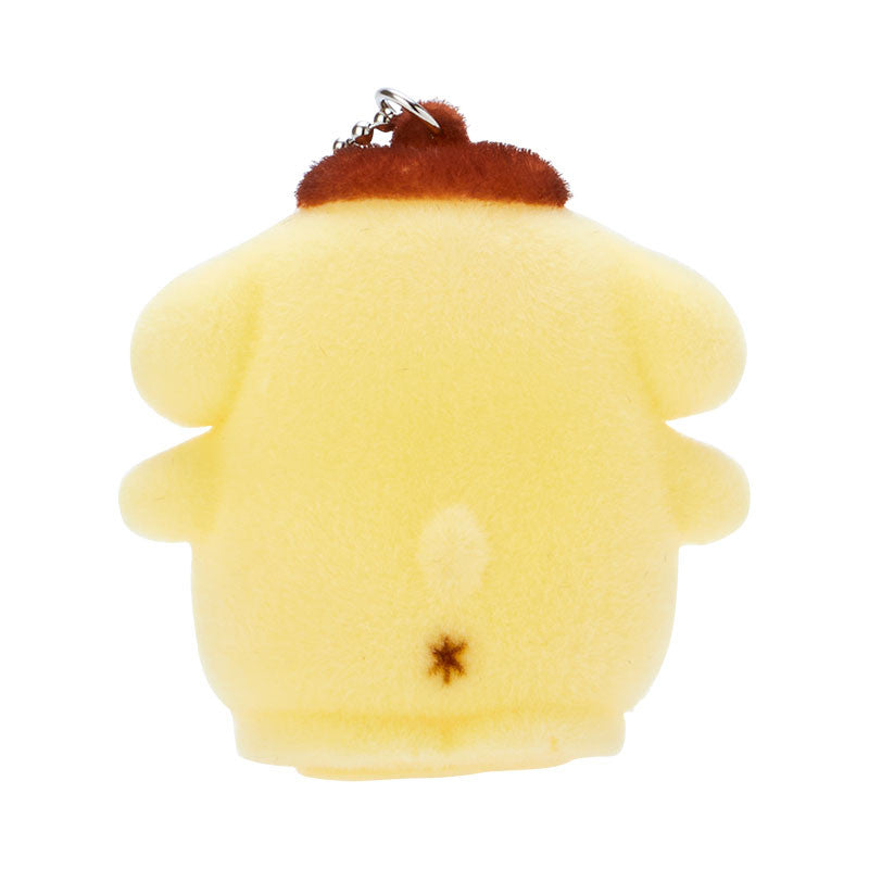 Pompompurin Flocked Keychain Mascot Discount Low Cost