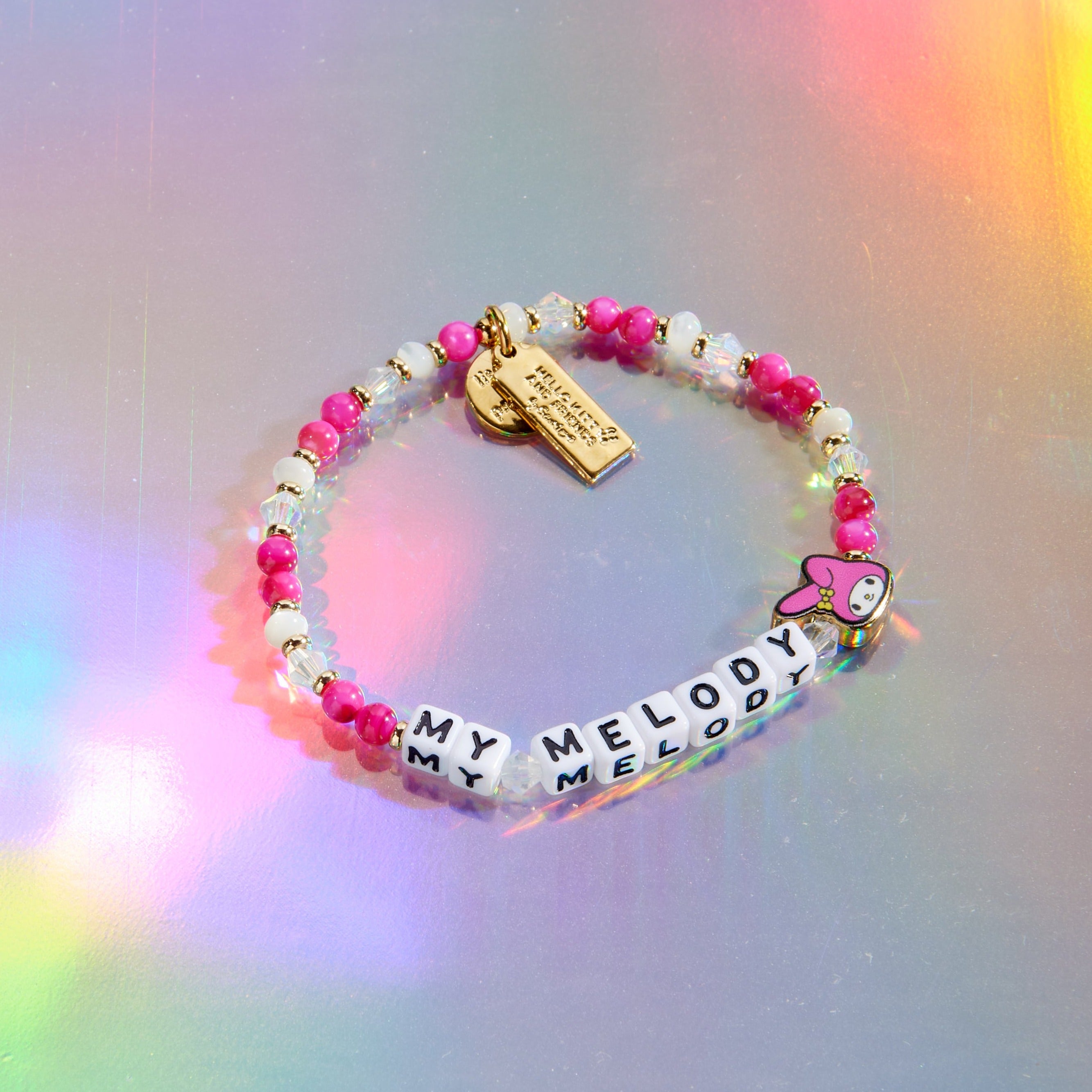 My Melody x Little Words Project Beaded Bracelet With Paypal
