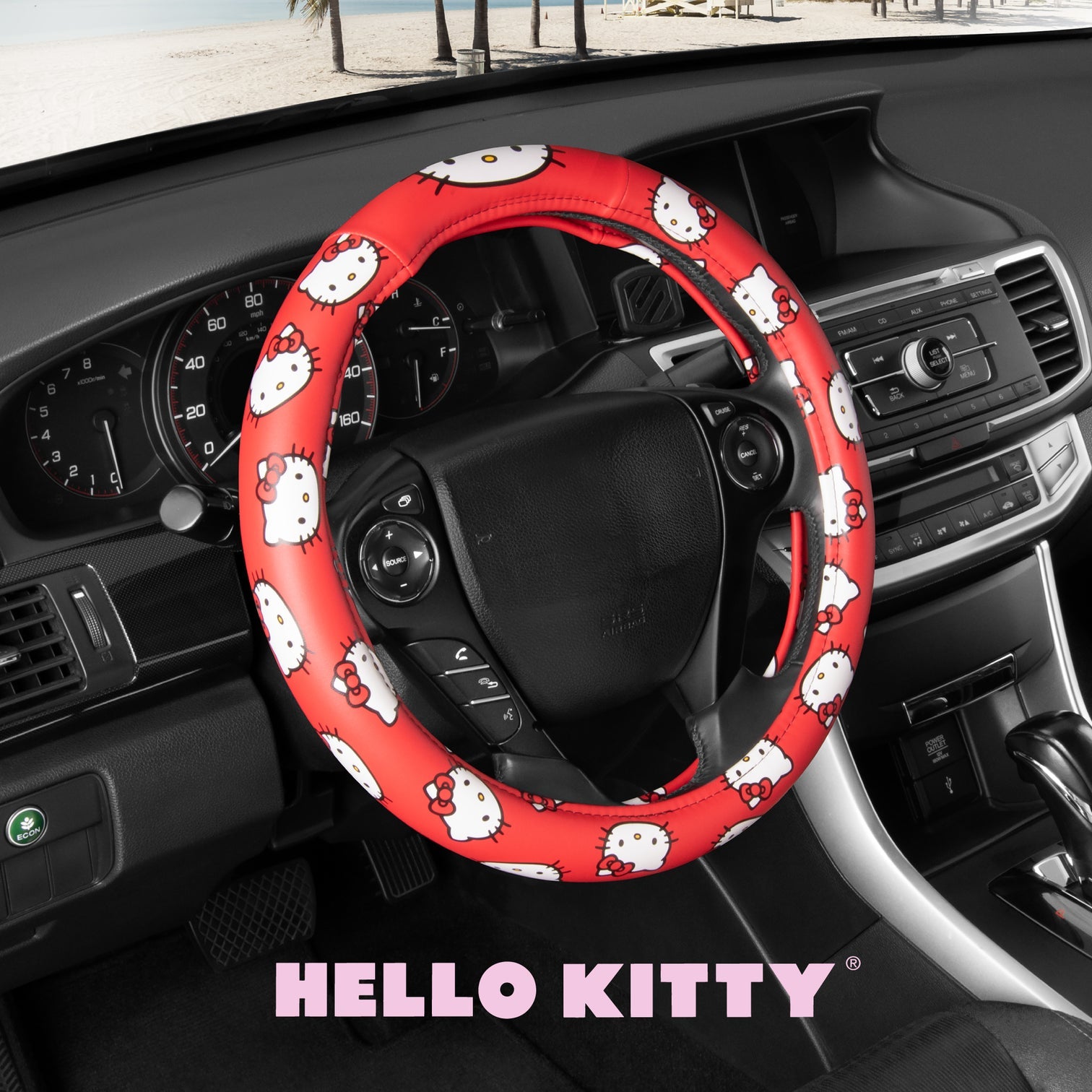 Hello Kitty Classic Red Steering Wheel Cover Cheap Sale Lowest Pice