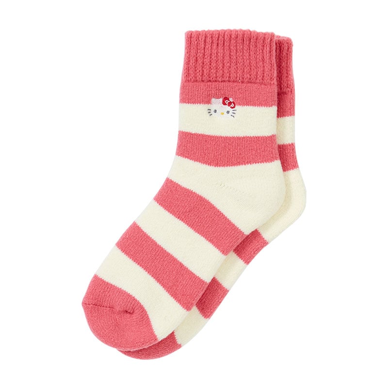 Hello Kitty Cozy Cuff Striped Lounge Socks For Sale Top Quality