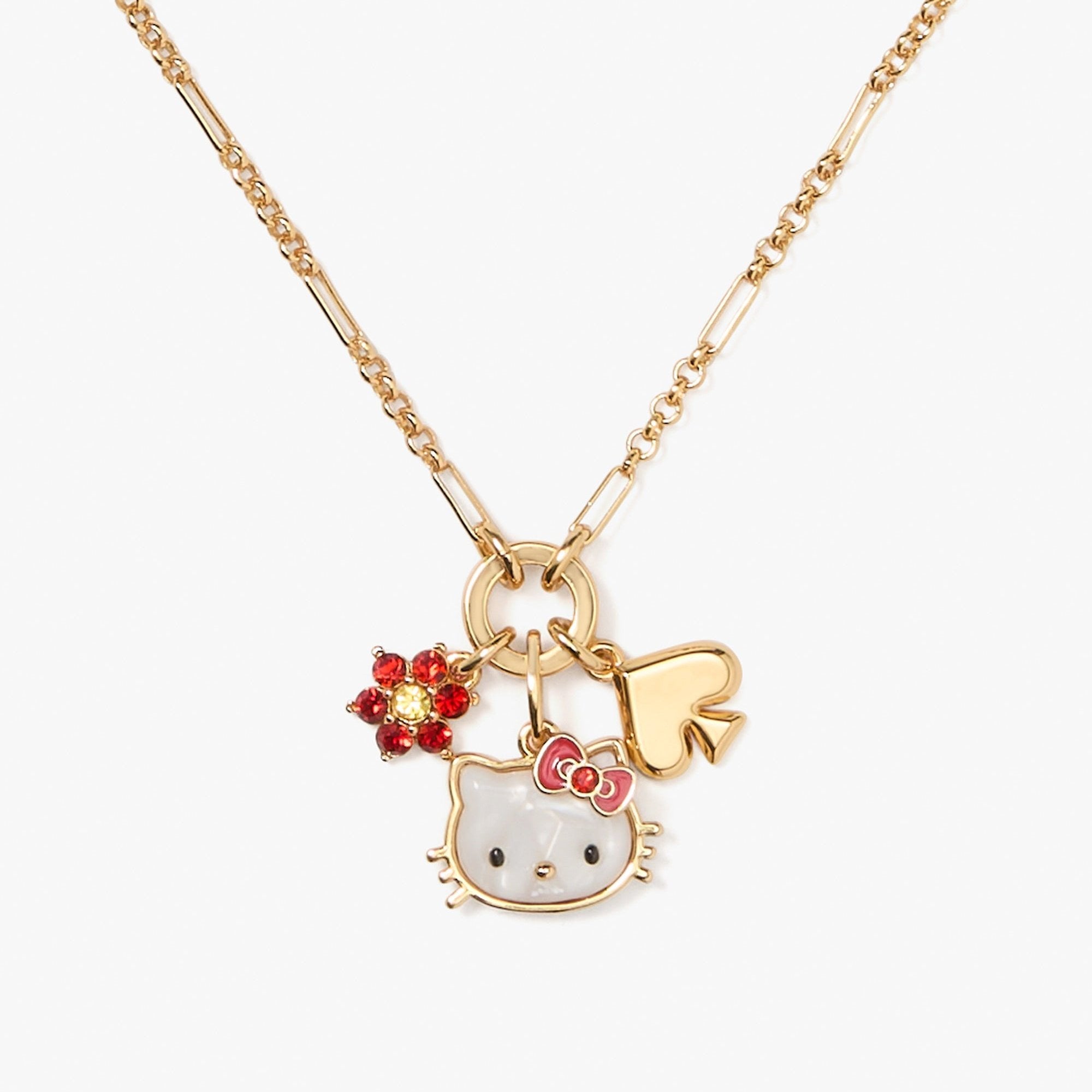 Hello Kitty x Kate Spade New York Charm Pendant Necklace Outlet Hot Sale
