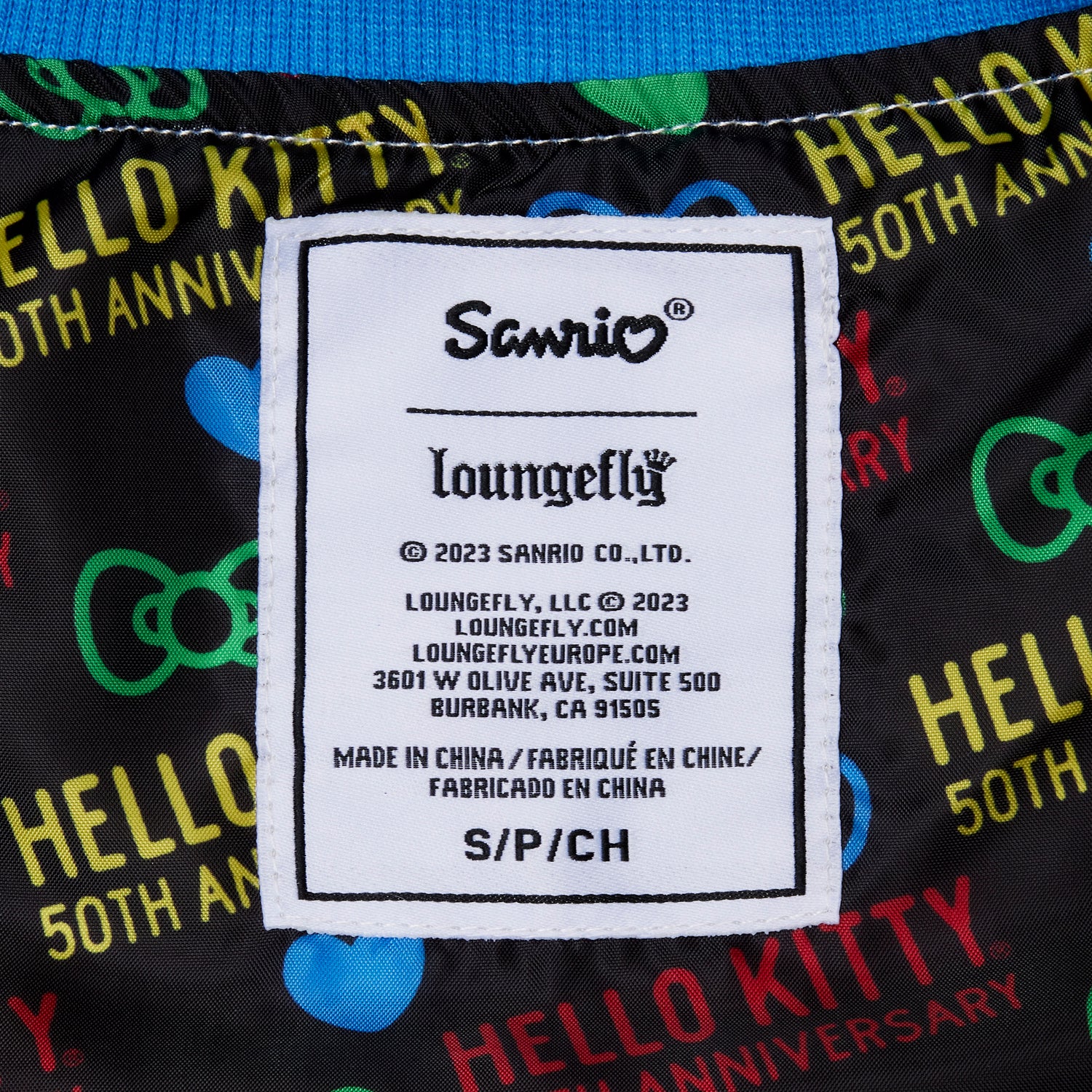 Hello Kitty x Loungefly 50th Anniversary Classic Unisex Jacket Discounts