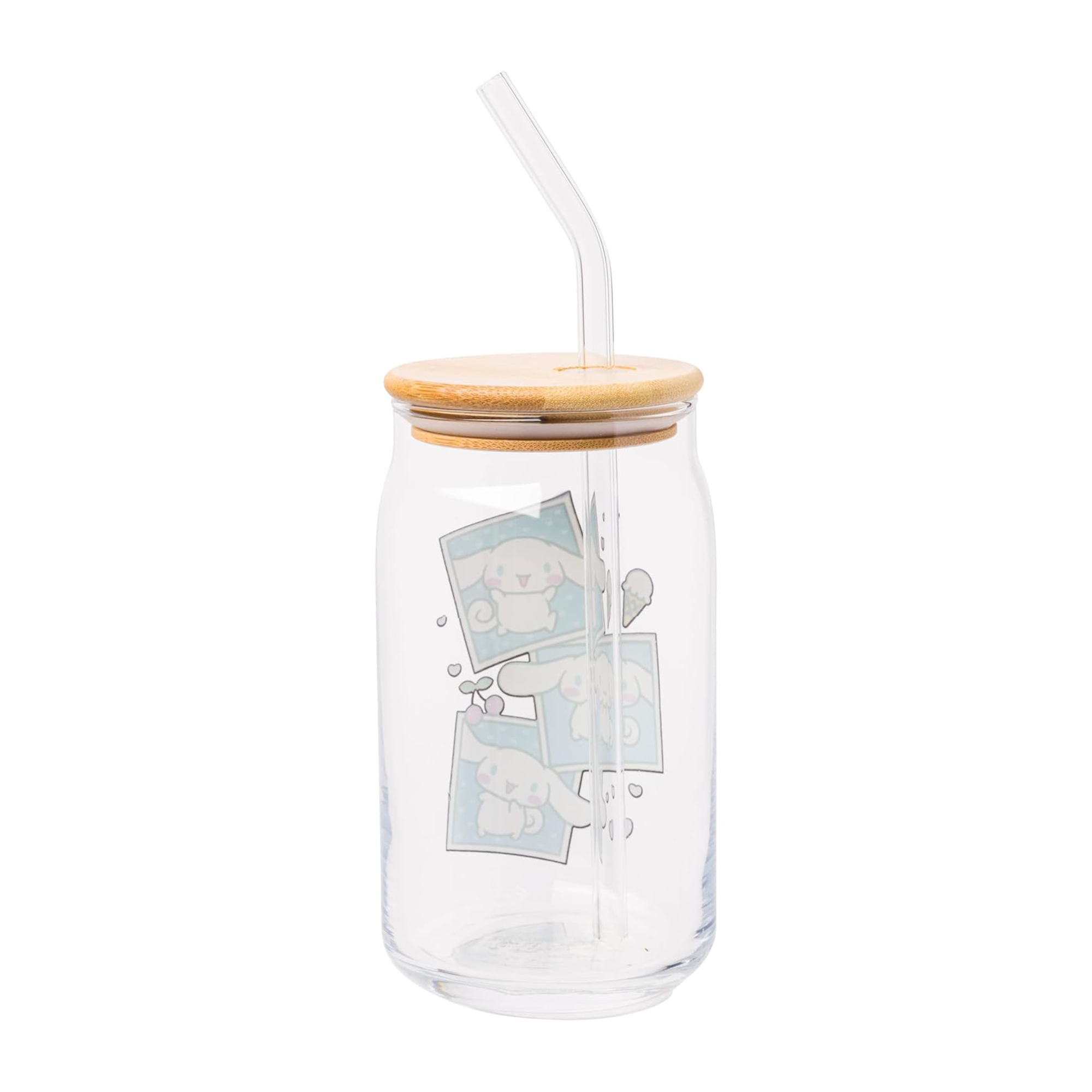 Cinnamoroll Snacks Bamboo Lidded Glass Tumbler Deals Cheap Online
