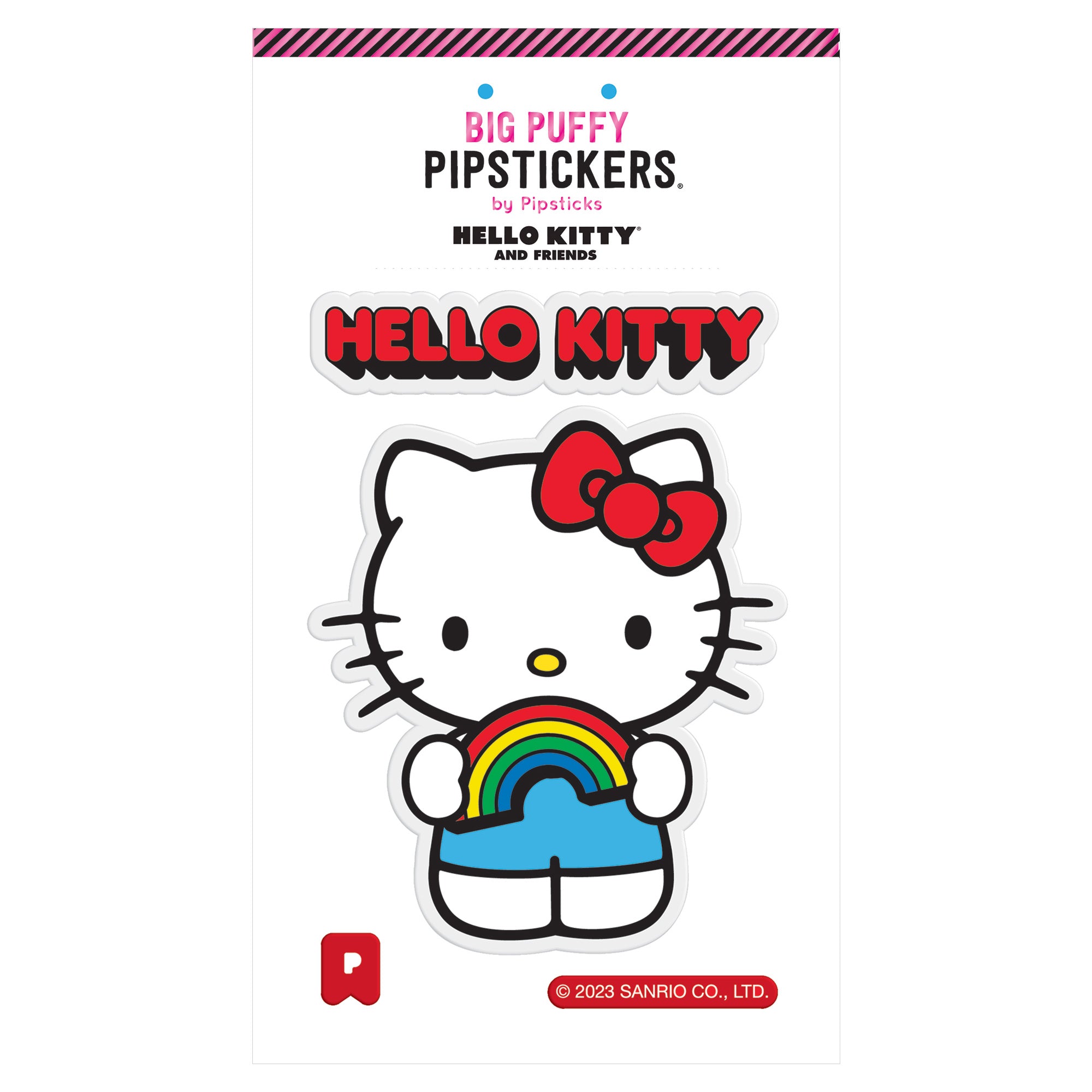 Hello Kitty x Pipsticks Big Puffy Sticker Cheapest Sale Online