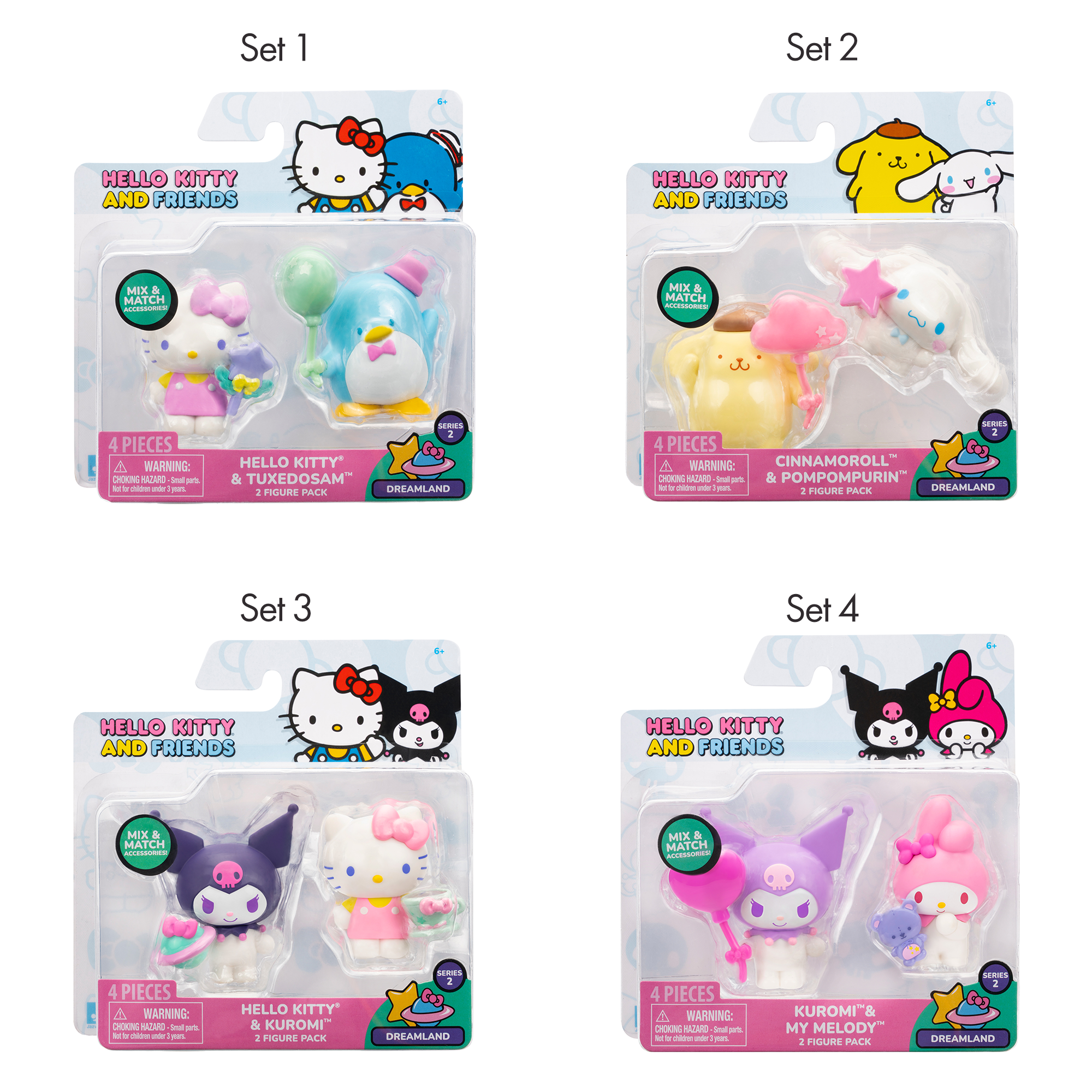 Hello Kitty and Friends 2-pc Figure Pack (Series 2: Dreamland) Countdown Package Cheap Online