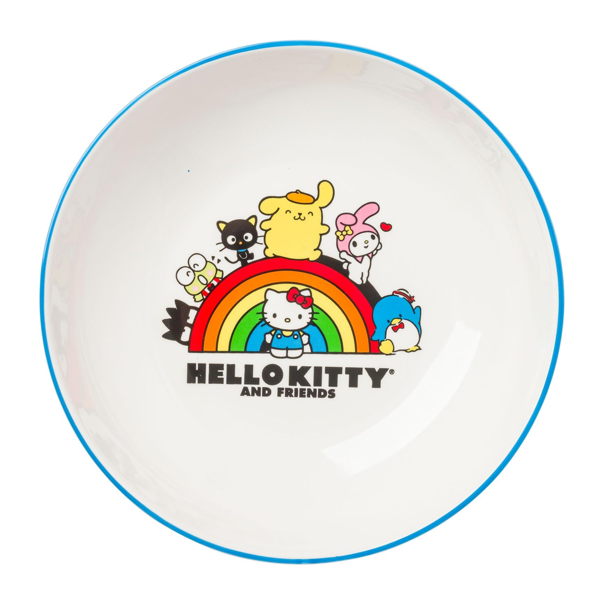 Hello Kitty and Friends Ceramic Dinner Bowl (Rainbow Parade) Discount Best Sale