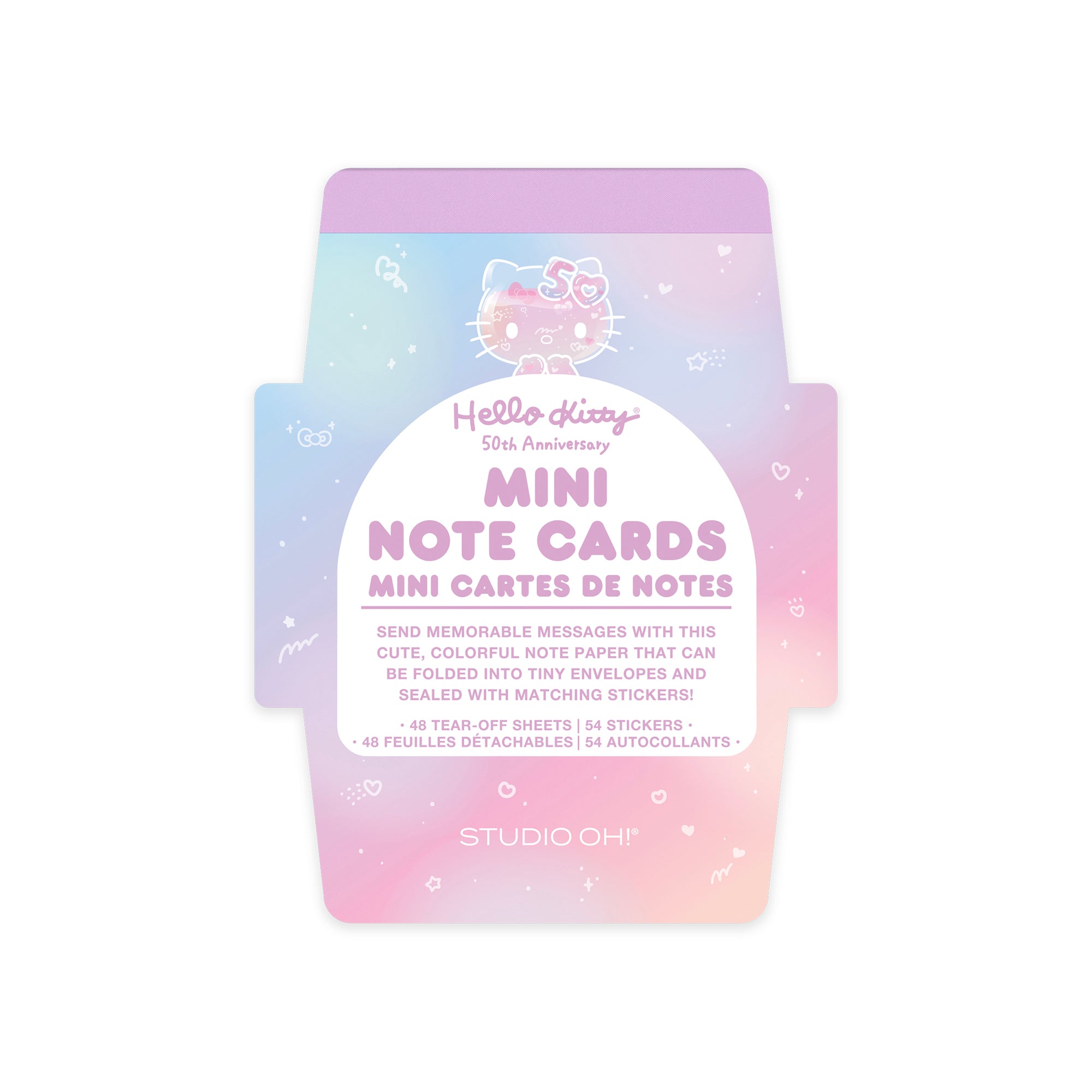 Hello Kitty x Studio Oh! 50th Anniversary Mini Note Cards and Sticker Set Buy Cheap With Paypal