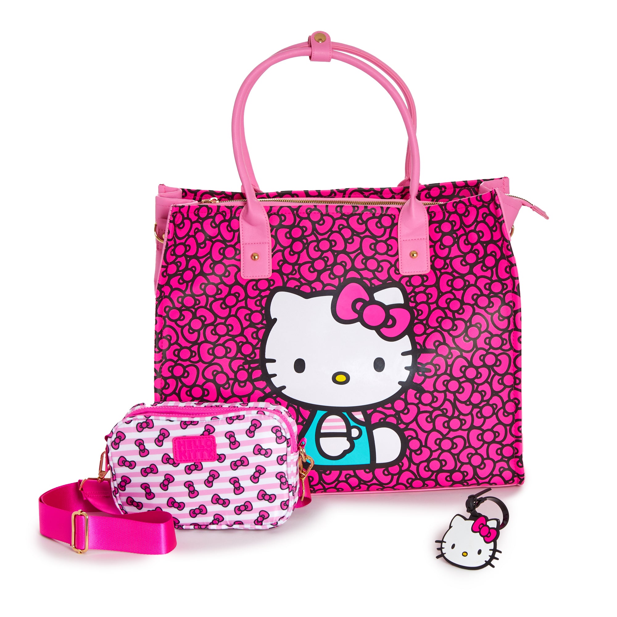 Hello Kitty 3-pc All-Over Print Travel Tote Set For Sale Cheap Online