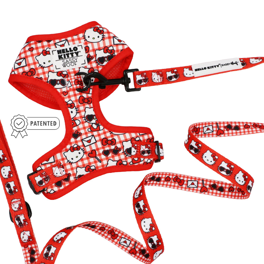 Hello Kitty x Sassy Woof Dog Leash (Classic Red) Discount Choice